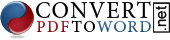 Convert pdf to word