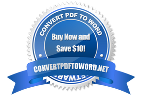 Save $10 if you buy Convert pdf to word desktop software