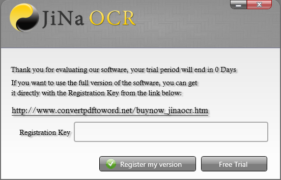 JiNa OCR Converter Screenshot 3
