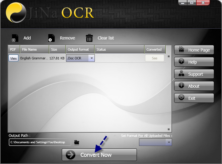 JiNa OCR Converter Screenshot 7