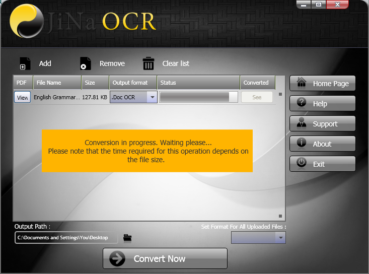 JiNa OCR Converter Screenshot 6