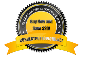 Save $10 if you buy JiNa OCR Converter